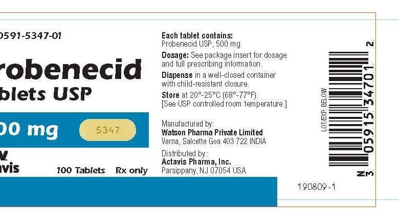 Probenecid دواء