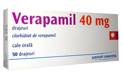 سعر ودواعي استعمال دواء فيراباميل Verapamil للذبحة الصدرية