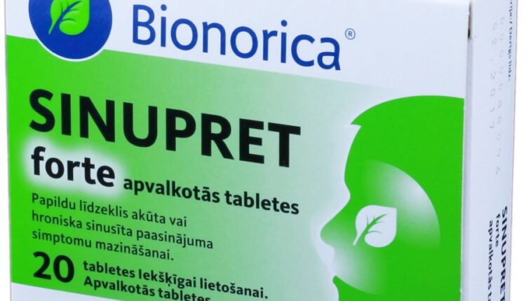 سعر ودواعي استعمال أقراص سينوبريت sinupret لعلاج الجيوب الانفية